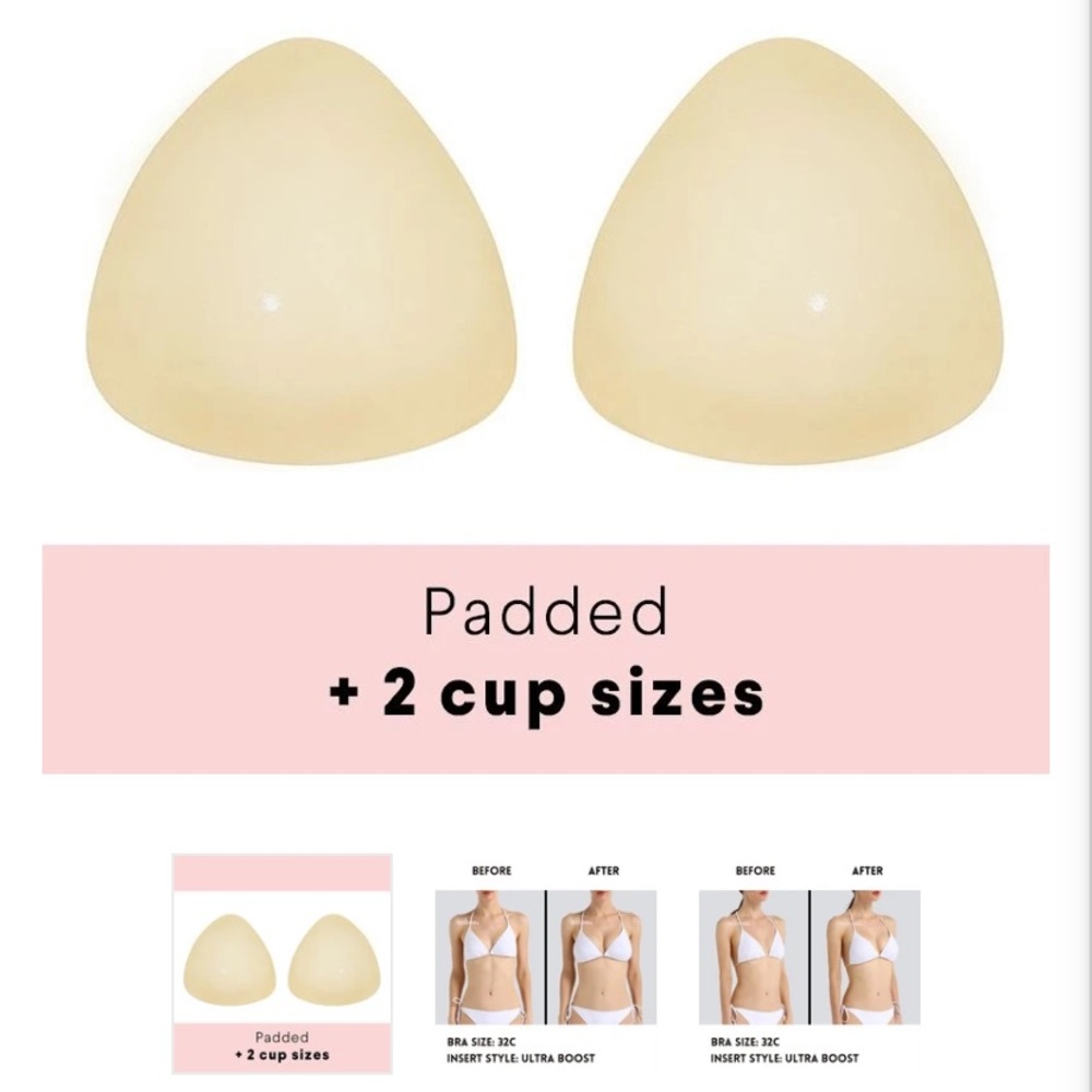 Brand new boomba add 2 cup size sticky bra